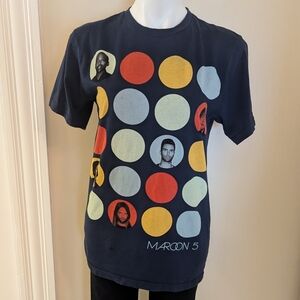 Maroon Five 2013 Tour navy blue concert tee size M